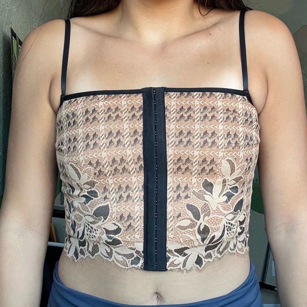 Aerie Lace Corset Tank